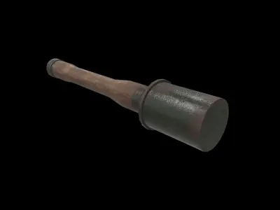 M24 grenade Low-poly 3D model