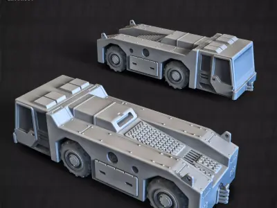 BF-1J Vehicles 15mm 3D print model