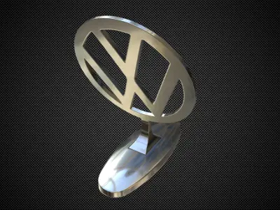 Volkswagen Logo 3D model V3