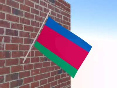 Flag of Cuba 3D model purchase