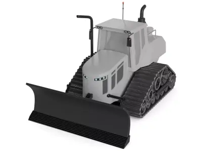 Snow Tractor 3D model buy