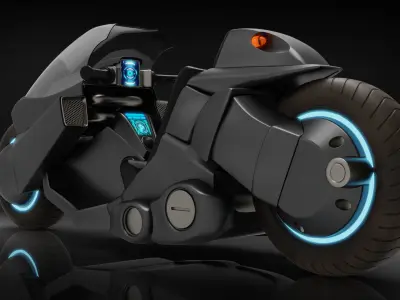 Akira - Kaneda motorcycle 3D model