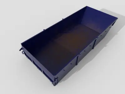 Conctruction container 5m3 Low-poly 3D model