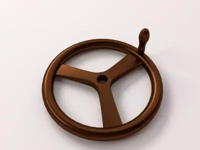 Crank Wheel 3D model
