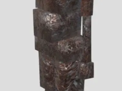 Un metal Free 3D model