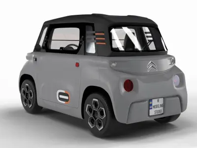 Citroen Ami 2020 3d model 3D model purchase