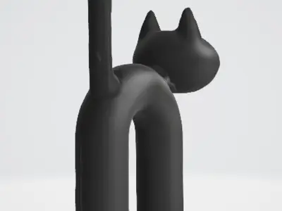 Basic Cat 3D Asset 3D model