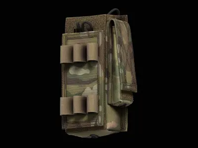 Radio Pouch Low-poly 3D model purchase