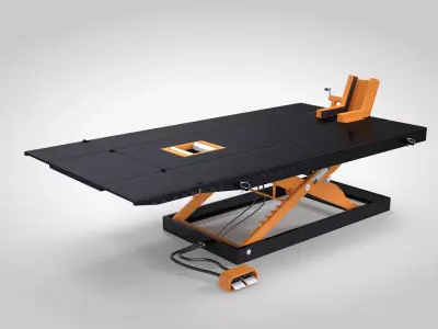 Motorcycle Lift Table 3D model