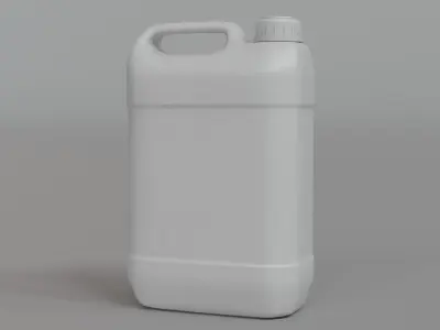 Gallon Set Low-poly 3D model