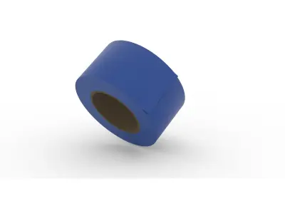 Insulating tape Low-Poly Low-poly 3D model