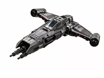 SpaceShip Attack Nebula 3D model