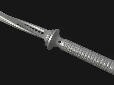 Jagdkommando Knife Low-poly 3D model purchase