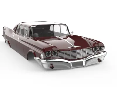 chrysler imperial ghia limousine 1958 3D print model