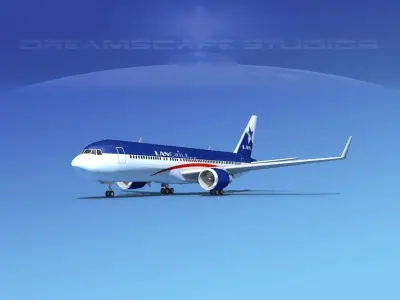 Boeing 767-300 Lan Chile 3D model