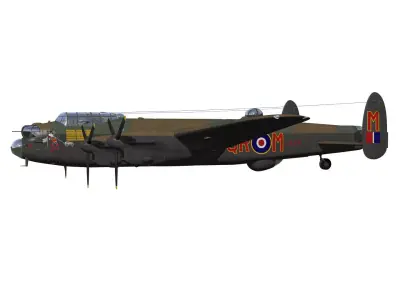 avro lancaster B-iii 3D model
