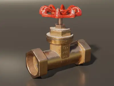 Water Valve 3D model