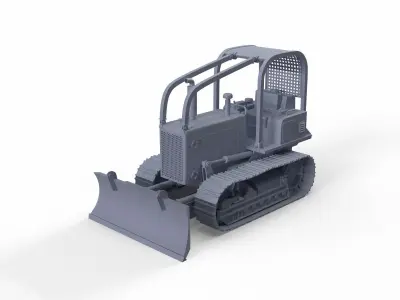 Bulldozer 3D model buy