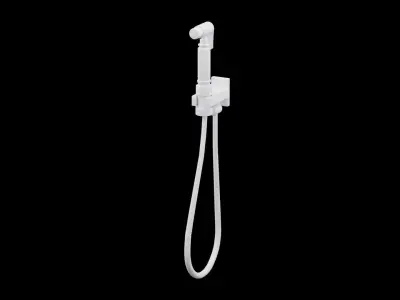 Toilet Jet Spray Low-poly 3D model