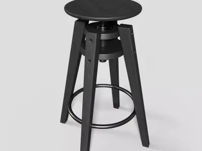 DALFRED Bar Stool Low-poly 3D model