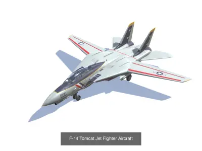 Jet Fighter Aircrafts Bundle 3D Model Pack