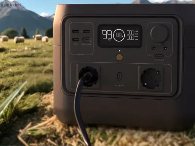 Electric Livestock Shearing Clipper with Power Station 3D model