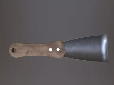 OLD SPATULA Low-poly 3D model