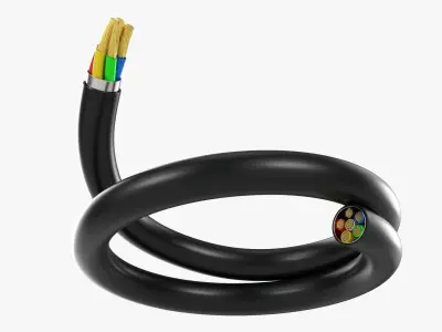 Cable cut 01 3D model