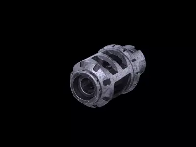 Muzzle brake gear vol2 3D model