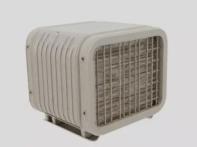 Industrial Factory Air Compressor Housing for 3D print 3D model