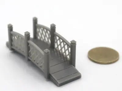 HO Small bridge 1 train model  3D print model