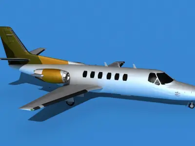 Cessna Citation 550 II Bravo V15 3D model