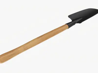 Shovel gardening 09 3D model