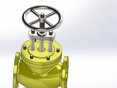  stop valve 3D model