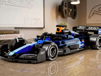 Modern Grand Prix Racing Car Low-poly 3D model