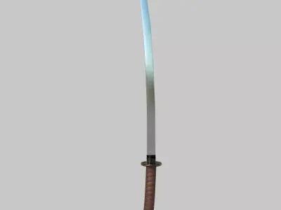 Samurai katana Free 3D model