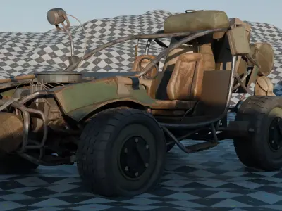 Avatar of MKoegler3D Post apocalyptic Vehicle 3D model
