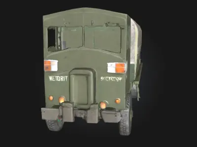 Military Transport Truck  Tactical Vehicle Model 3D model