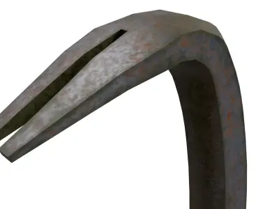 Crowbar V1 Low-poly 3D model