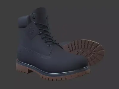 Timberland Premium 6-inches waterproof boots 2 Low-poly 3D model