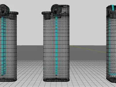 lighter 3D model purchase