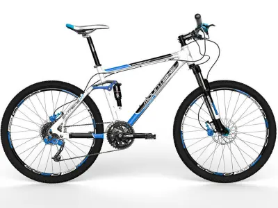 Dosch 3D - Mountain Bike Detail 3D model