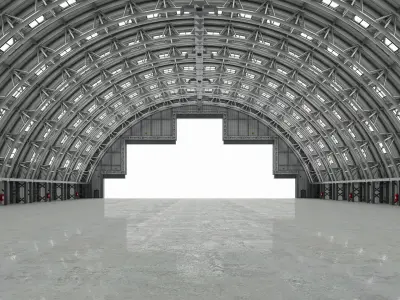 Hangar 4 3D model