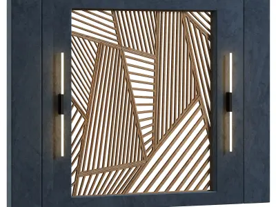 Panel 3D model 27