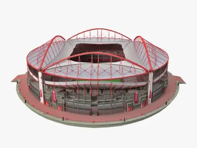 Stadium Estadio da Luz 3D model