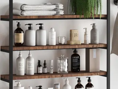 Bathroom Accessories-H02 PRO Royalty free 3D model