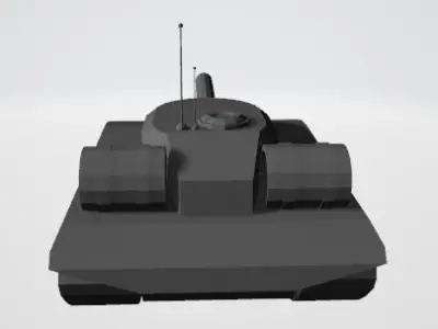 Generic lowpoly tank 3D model