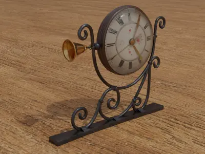 wall clock 3D model