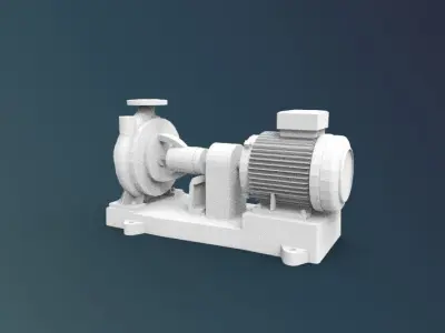 pump system equipment 3D print model