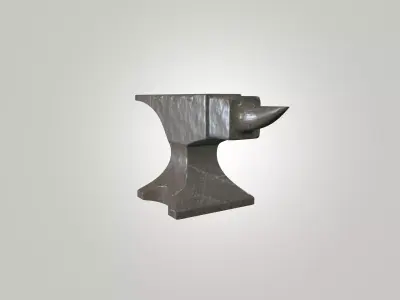 Medieval Blacksmith Anvil 3D Model Free 3D model